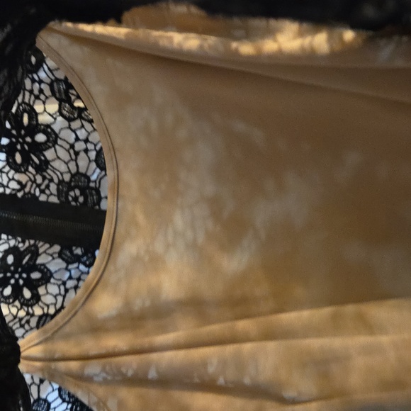 Bellatrix Black Lace Blouse With Tank Small - Picture 5 of 8